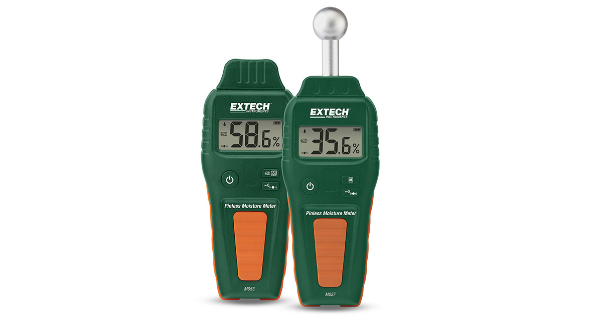 诊断更深的水分问题从Extech新的水分计
